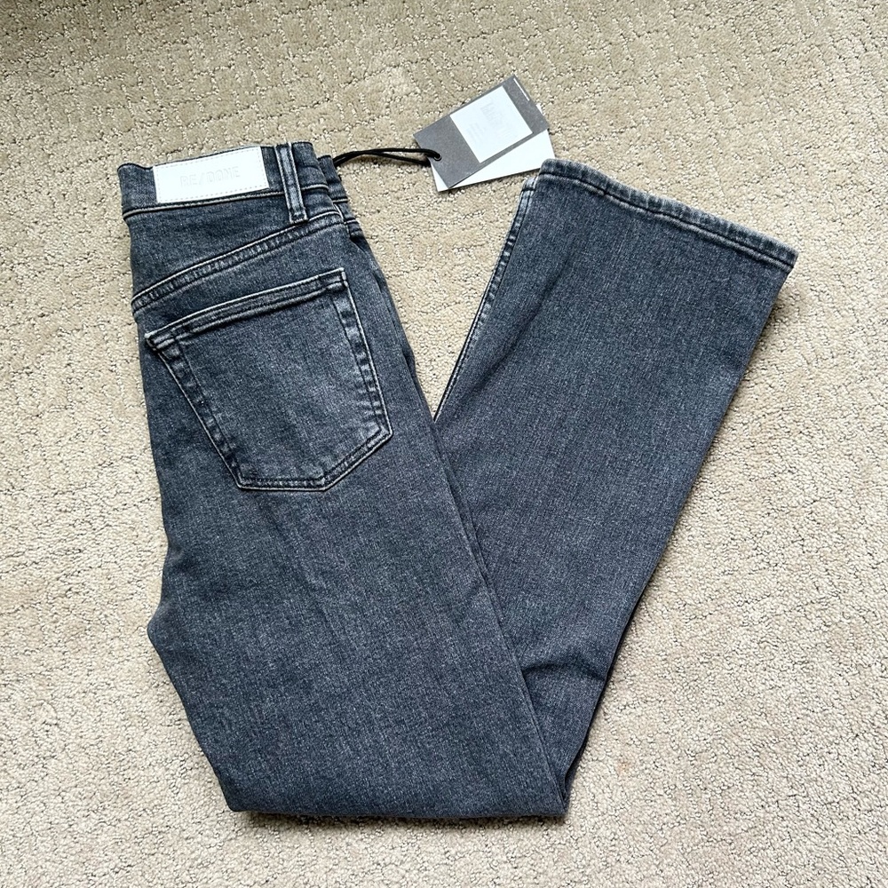 (NWT) RE/DONE Extra Stretch 70s Crop Boot Jean